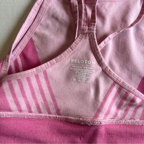 Peloton Pink High Neck Sports Bra - Picture 4 of 4